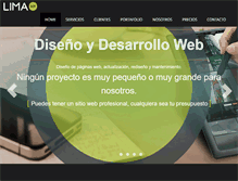 Tablet Screenshot of limadot.com